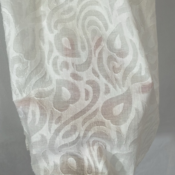 Roller Rabbit Top Blouse S White 100% Cotton EUC Like New - Picture 3 of 11